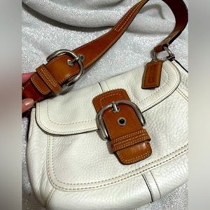 Vintage COACH and vintage London Fog totes